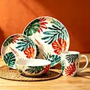 Shatterproof Melamine Plates Bowls Mugs Set